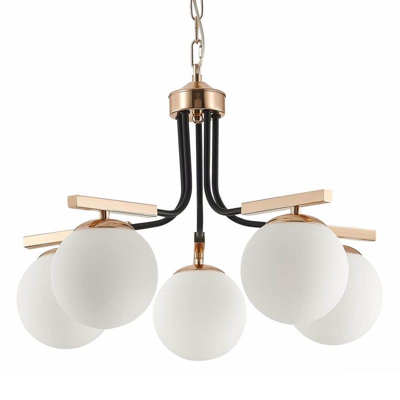Люстра Bertilde Chandelier Золотой Белый Люстра Bertilde Chandelier Золотой Белый в Кирове | Loft Concept