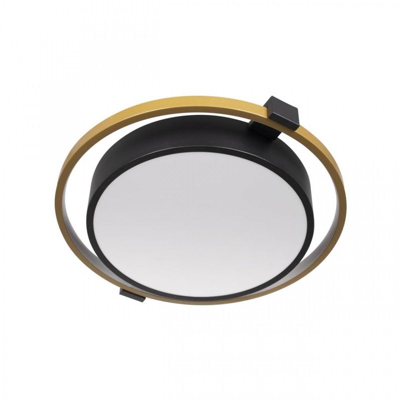 Потолочный светильник Gold Round Saturn Черный Золотой Потолочный светильник Gold Round Saturn Черный Золотой в Кирове | Loft Concept