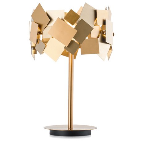 Настольная лампа Gold Plate Table Lamp Настольная лампа Gold Plate Table Lamp в Кирове | Loft Concept