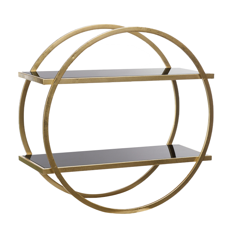 Полка Circle Gold Золотой Желтый в Кирове | Loft Concept 