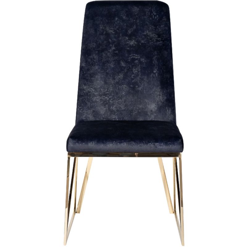 Стул барный Blave DARK BLUE Темно-синий Золотой Стул барный Blave DARK BLUE Темно-синий Золотой в Кирове | Loft Concept