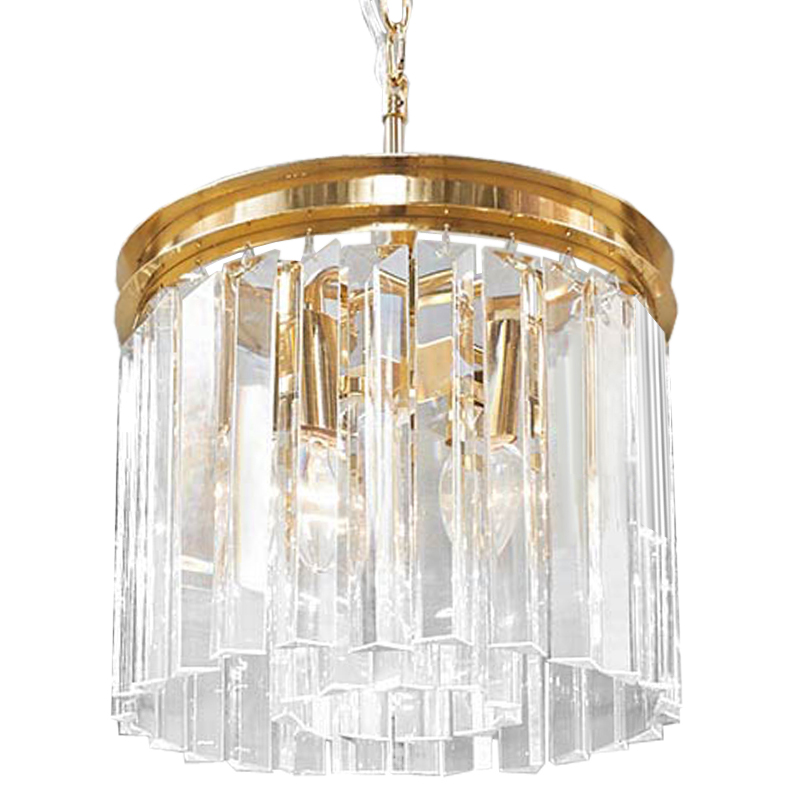 Люстра RH Odeon Chandelier Gold 30 Прозрачное Стекло Золотой Люстра RH Odeon Chandelier Gold 30 Прозрачное Стекло Золотой в Кирове | Loft Concept