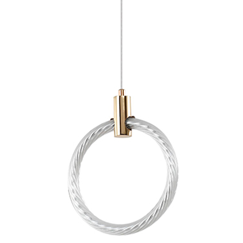 Подвесной светильник светодиодный в виде кольца Lighting Rings Gold Золотой Белый Подвесной светильник светодиодный в виде кольца Lighting Rings Gold Золотой Белый в Кирове | Loft Concept