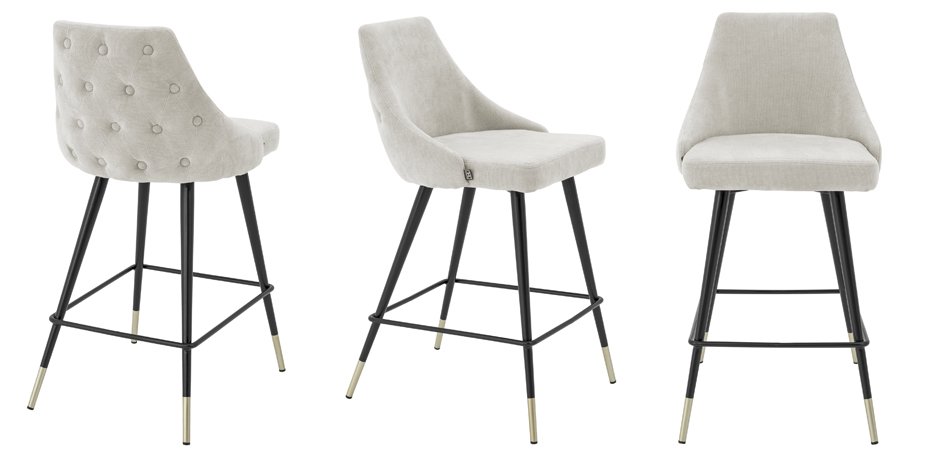 Полубарный стул Eichholtz Counter Stool Cedro Sand Полубарный стул Eichholtz Counter Stool Cedro Sand - Loft-Concept в Кирове