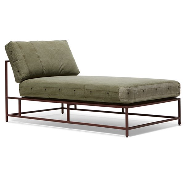 Кушетка Olive Military Fabric Sectional Lounge Оливковый Кушетка Olive Military Fabric Sectional Lounge Оливковый в Кирове | Loft Concept
