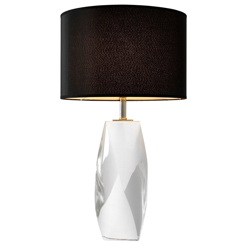 Настольная лампа Eichholtz Table Lamp Titan Кристалл (Crystal) Черный Настольная лампа Eichholtz Table Lamp Titan Кристалл (Crystal) Черный в Кирове | Loft Concept