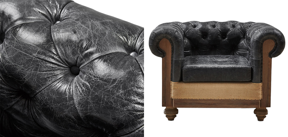 Кресло Deconstructed Chesterfield Armchair Кресло Deconstructed Chesterfield Armchair - Loft-Concept в Кирове