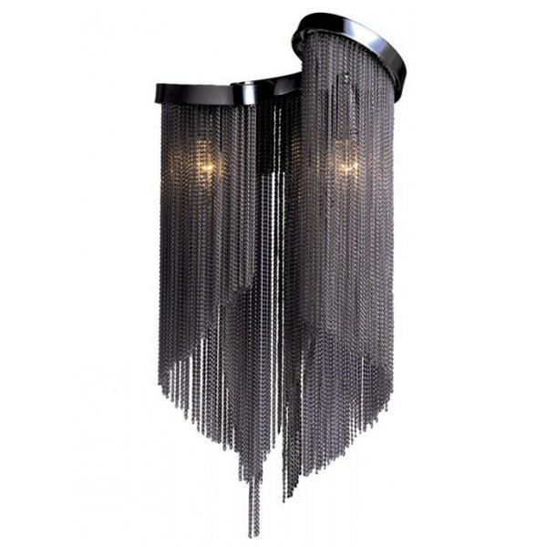 Бра Atlantis Chain Wall lamp Black Темный хром Бра Atlantis Chain Wall lamp Black Темный хром в Кирове | Loft Concept