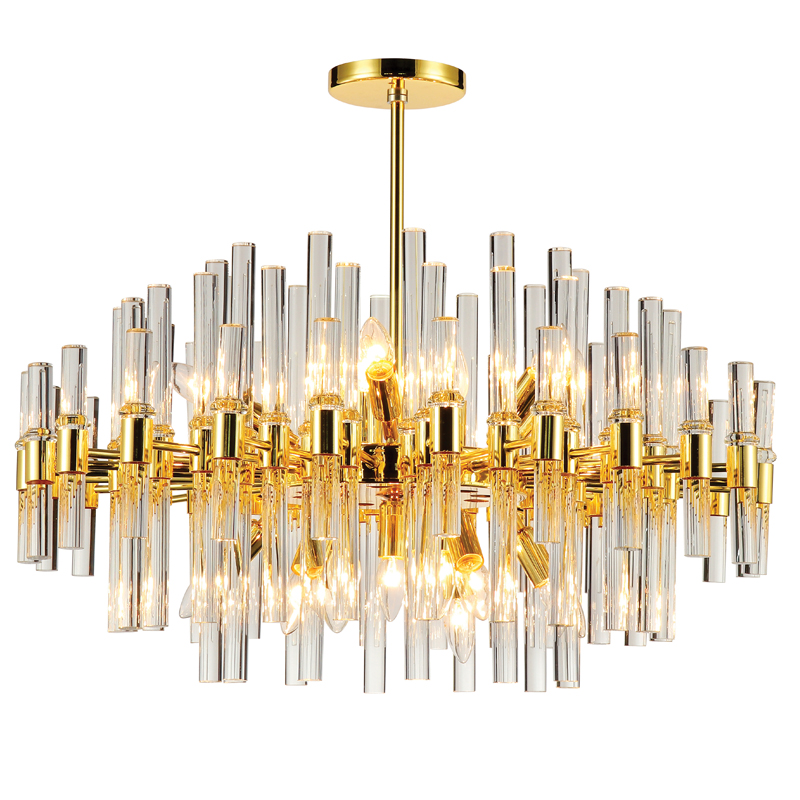 Люстра Luxxu Chandelier 80 Глянцевое золото Прозрачный Люстра Luxxu Chandelier 80 Глянцевое золото Прозрачный в Кирове | Loft Concept