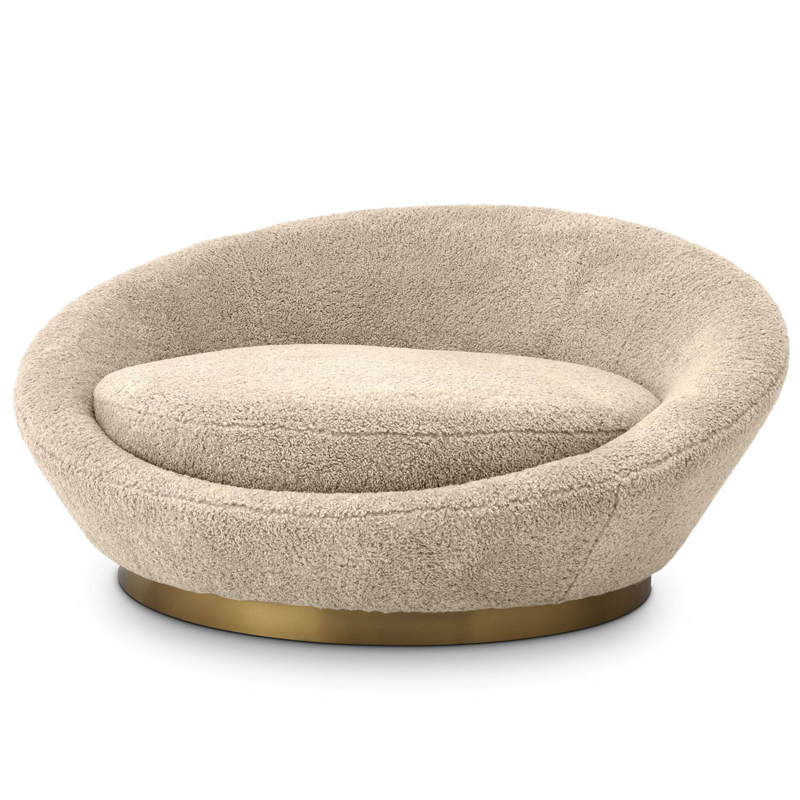 Диван Eichholtz Sofa Duardo Песочный Латунь Диван Eichholtz Sofa Duardo Песочный Латунь в Кирове | Loft Concept