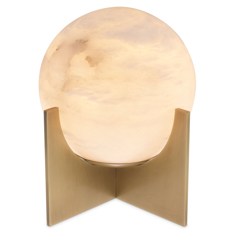 Настольная лампа Eichholtz Table Lamp Scorpios S Латунь Античная полированная Белый Настольная лампа Eichholtz Table Lamp Scorpios S Латунь Античная полированная Белый в Кирове | Loft Concept