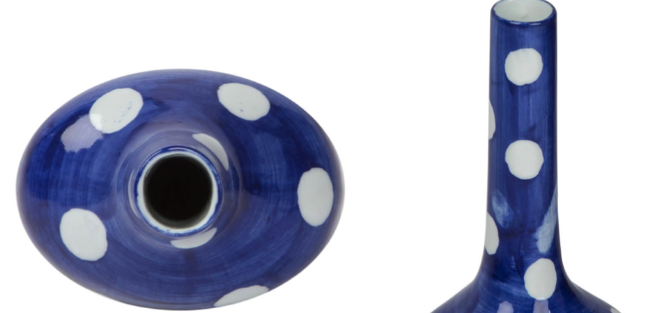 Ваза-бутылка blue & white ornament Point Bottle Ваза-бутылка blue & white ornament Point Bottle - Loft-Concept в Кирове
