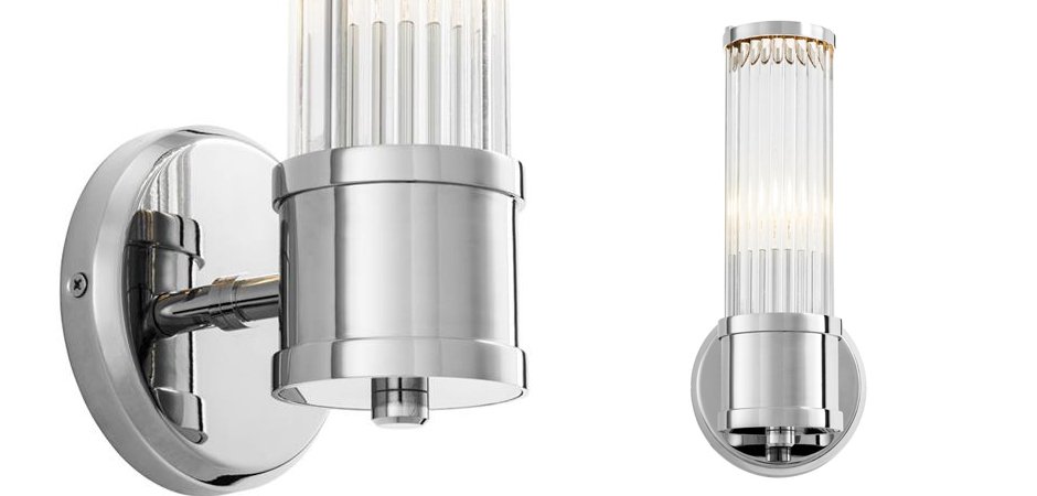 Бра Wall Lamp Claridges Single Nickel Бра Wall Lamp Claridges Single Nickel - Loft-Concept в Кирове