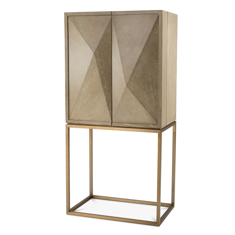 Шкаф для вина Eichholtz WINE CABINET HIGHLAND Белый дуб Шкаф для вина Eichholtz WINE CABINET HIGHLAND Белый дуб в Кирове | Loft Concept