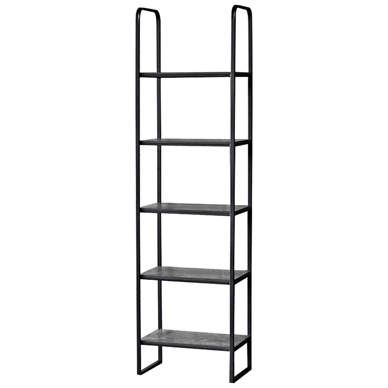 Стеллаж Ayman Graphite Industrial Metal Rust Rack Черный Дерево Серый Стеллаж Ayman Graphite Industrial Metal Rust Rack Черный Дерево Серый в Кирове | Loft Concept