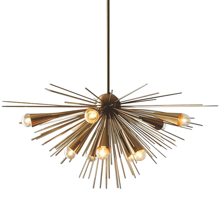 Люстра Luxury Copper Metal Thorn Pendant Lights Латунь Люстра Luxury Copper Metal Thorn Pendant Lights Латунь в Кирове | Loft Concept