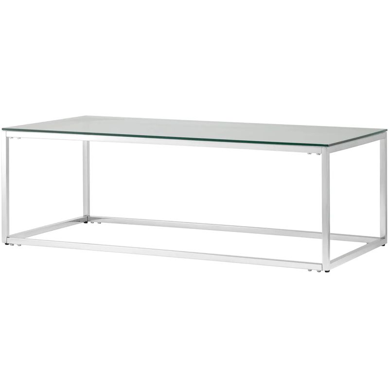 Столик кофейный Cassiani Collection Silver Серебряный Прозрачное Стекло Столик кофейный Cassiani Collection Silver Серебряный Прозрачное Стекло в Кирове | Loft Concept