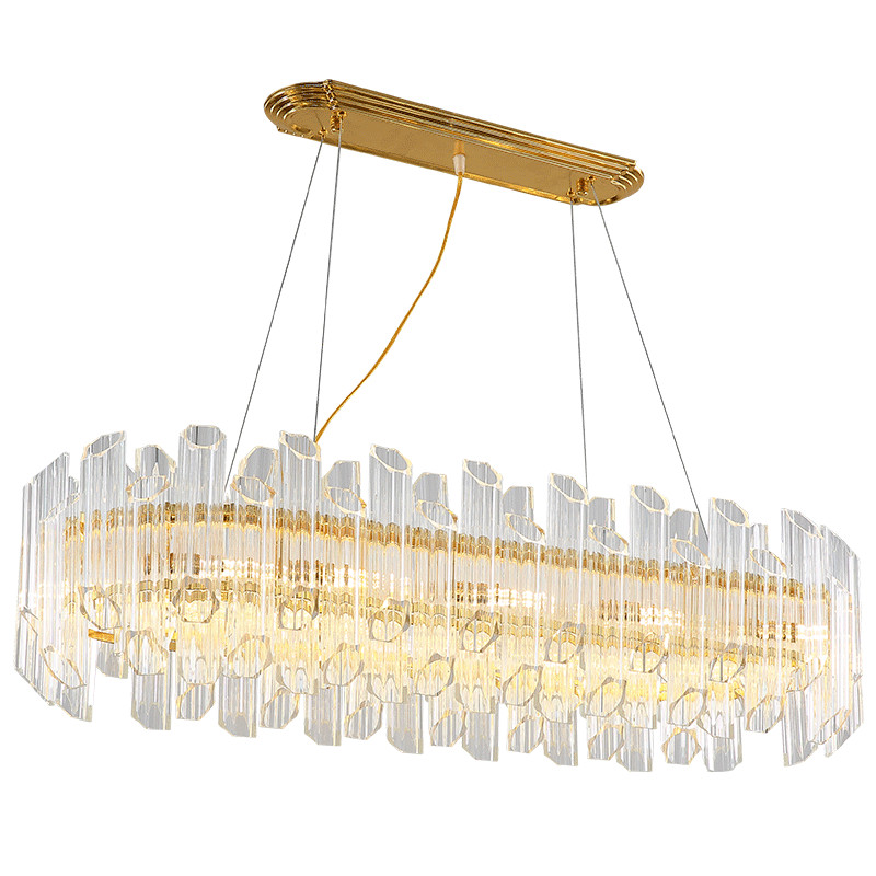 Люстра KEBO AMAZING GLASS LINE Прозрачное Стекло Золотой Люстра KEBO AMAZING GLASS LINE Прозрачное Стекло Золотой в Кирове | Loft Concept