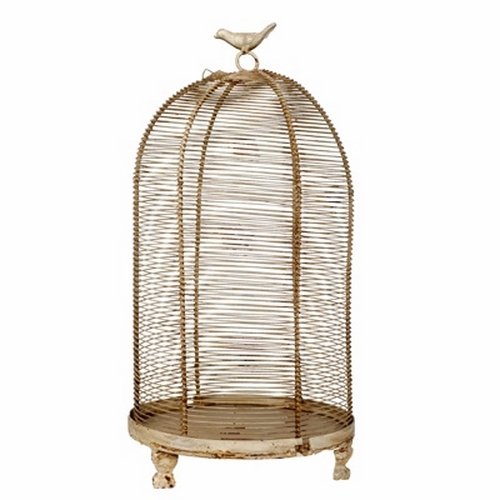 Аксессуар клетка для птиц Birdcage Бежевый Аксессуар клетка для птиц Birdcage Бежевый в Кирове | Loft Concept