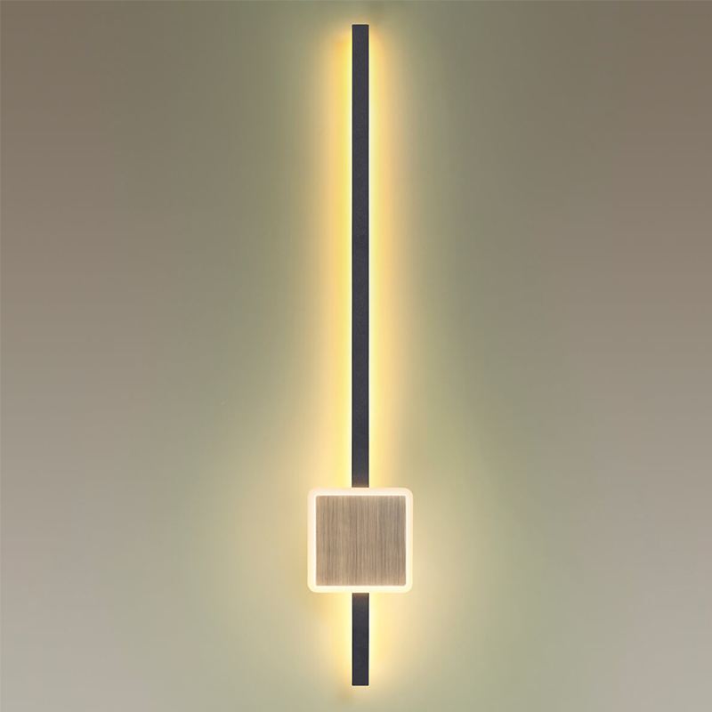 Бра Barrette Square Sconce 70 Черный Античная Бронза в Кирове | Loft Concept 