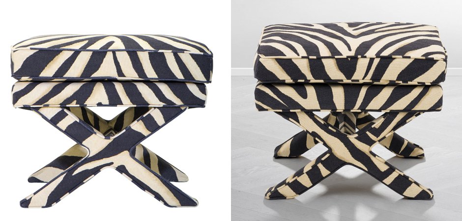 Оттоманка Ottoman Cordoba Zebra Оттоманка Ottoman Cordoba Zebra - Loft-Concept в Кирове