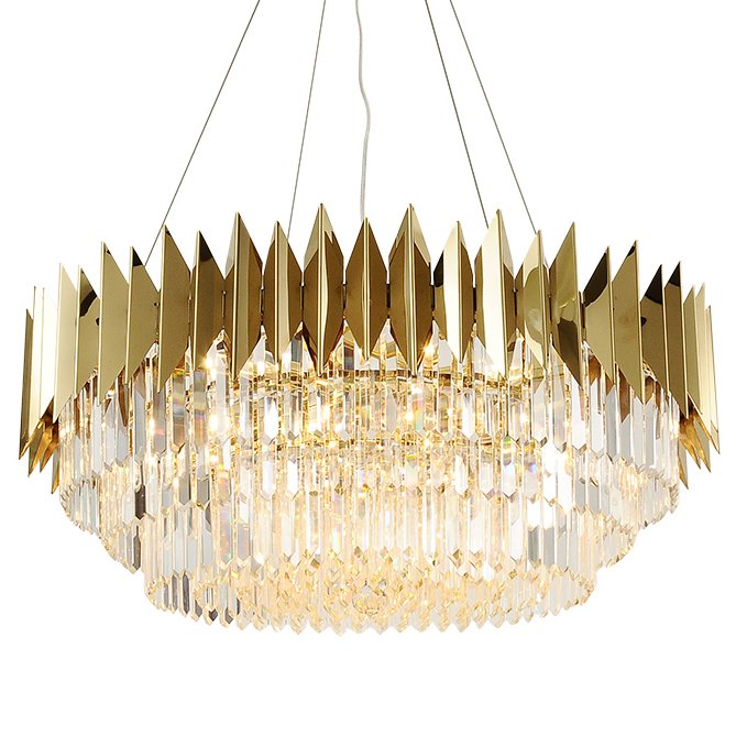 Подвесной светильник KEBO KING CHANDELIER Латунь Прозрачное Стекло Подвесной светильник KEBO KING CHANDELIER Латунь Прозрачное Стекло в Кирове | Loft Concept