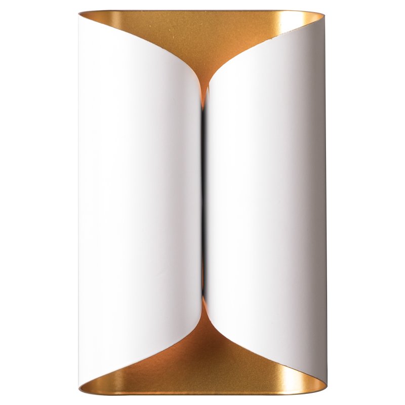 Бра White and Brass Roll Белый Латунь Бра White and Brass Roll Белый Латунь в Кирове | Loft Concept