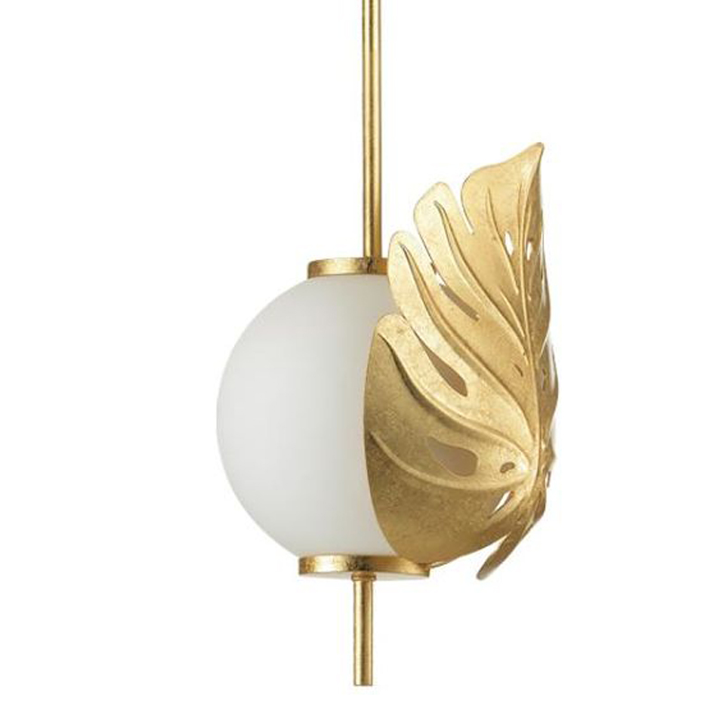 Подвесной светильник Gold Monstera Leaf Золотой Подвесной светильник Gold Monstera Leaf Золотой в Кирове | Loft Concept