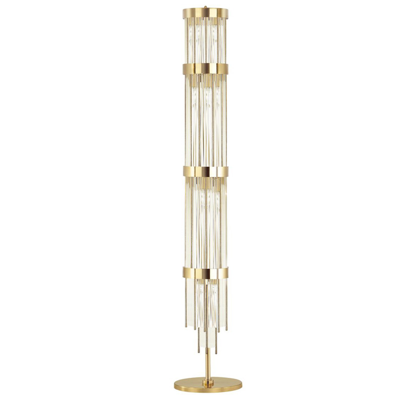 Торшер Niemira Floor lamp Прозрачный (Transparent) Золотой Торшер Niemira Floor lamp Прозрачный (Transparent) Золотой в Кирове | Loft Concept