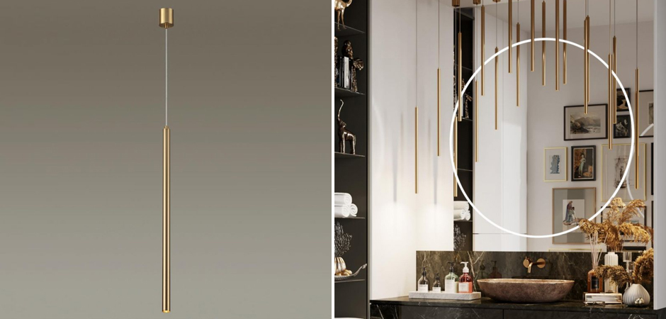 Подвесной светильник Trumpet Tube Gold Подвесной светильник Trumpet Tube Gold - Loft-Concept в Кирове