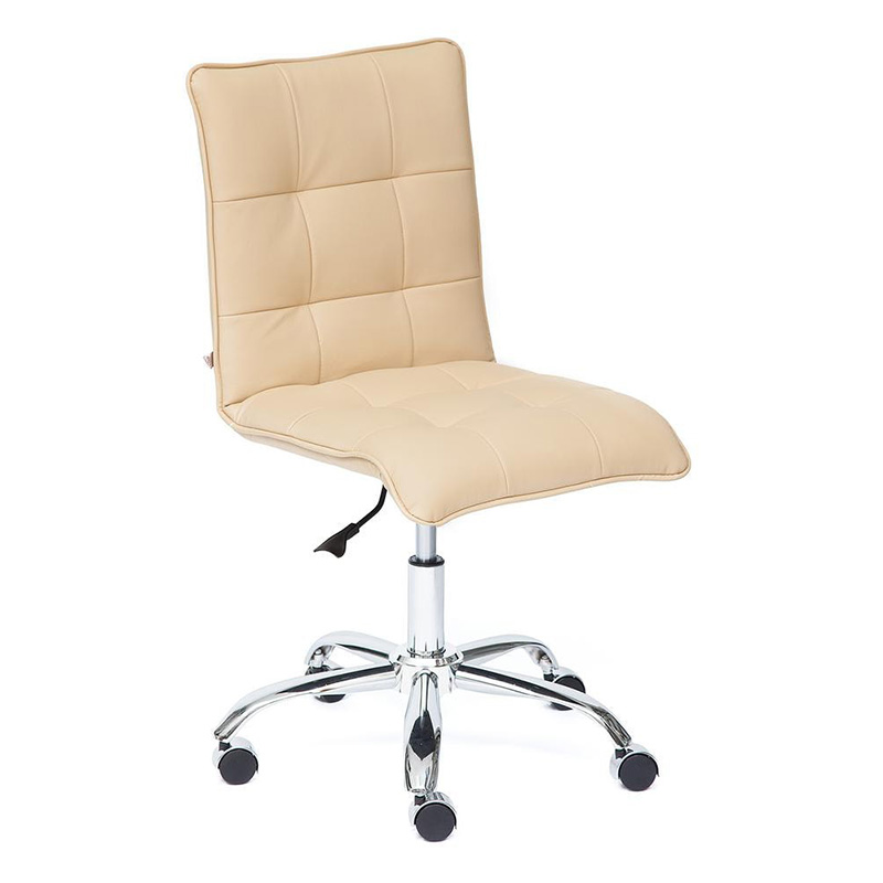 Кресло Deborah eco-leather beige Бежевый Хром Кресло Deborah eco-leather beige Бежевый Хром в Кирове | Loft Concept