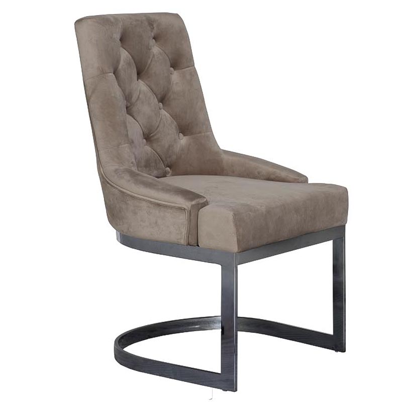 Стул Famos Chair gray Бежево-серый Графит Стул Famos Chair gray Бежево-серый Графит в Кирове | Loft Concept