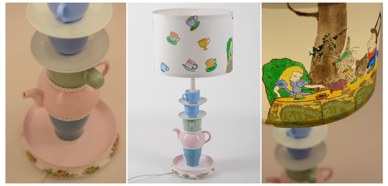 Настольная лампа Алиса в стране чудес - фото №2