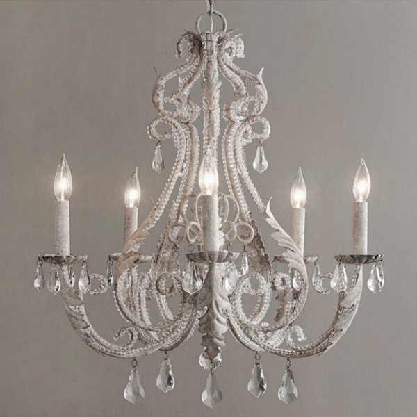 Restoration Hardware PALAIS Chandelier Белый винтажная патина   в Кирове | Loft Concept 