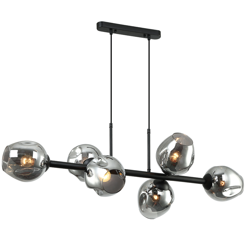 Люстра Branching Bubble Chandelier Line Gray Черный Серый (Gray) Люстра Branching Bubble Chandelier Line Gray Черный Серый (Gray) в Кирове | Loft Concept