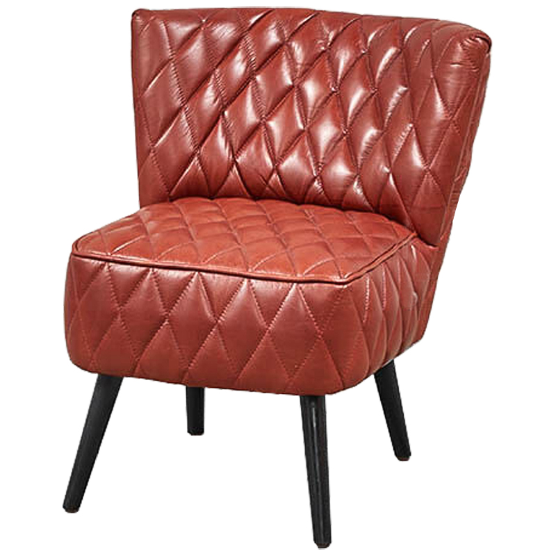 Кресло Rhombuses Upholstery Chair Малиновый (Crimson) Черный Кресло Rhombuses Upholstery Chair Малиновый (Crimson) Черный в Кирове | Loft Concept