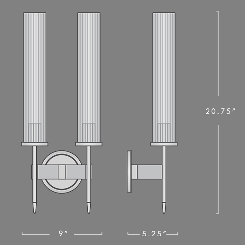 Бра Jonathan Browning ALOUETTE DOUBLE SCONCE Бра Jonathan Browning ALOUETTE DOUBLE SCONCE в Кирове
