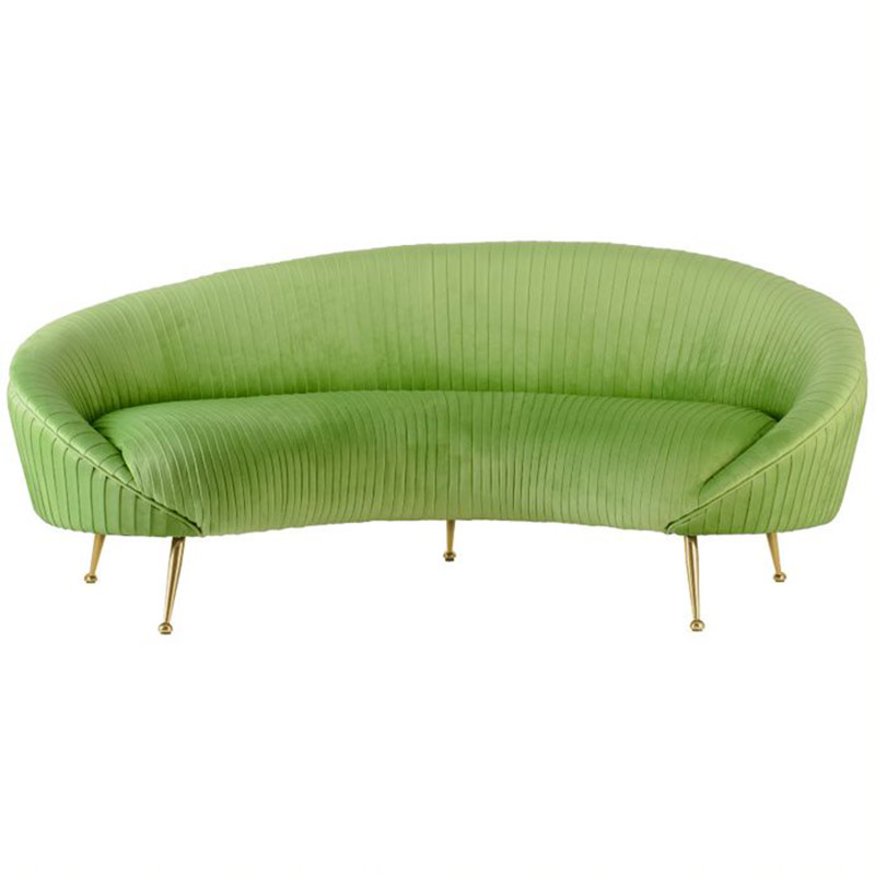 Диван Pebernat Lounge Sofa green Золотой Зеленый смок Прозрачный зеленый Диван Pebernat Lounge Sofa green Золотой Зеленый смок Прозрачный зеленый в Кирове | Loft Concept