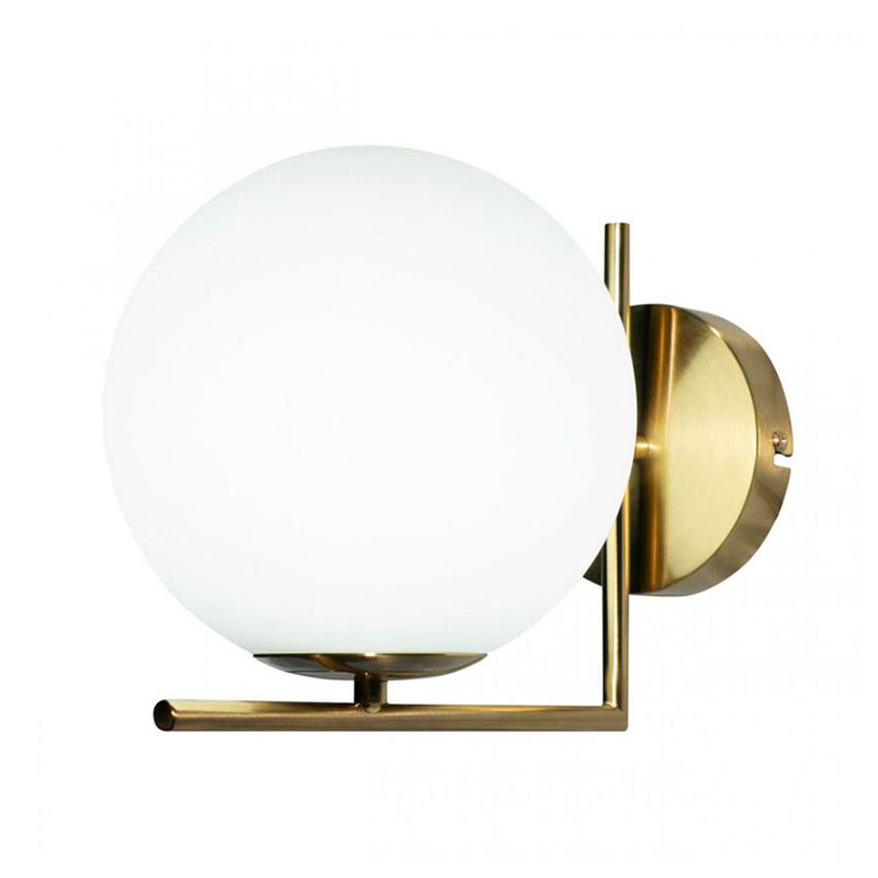 Бра Flos IC Lights Wall Gold Золотой Белый Бра Flos IC Lights Wall Gold Золотой Белый в Кирове | Loft Concept