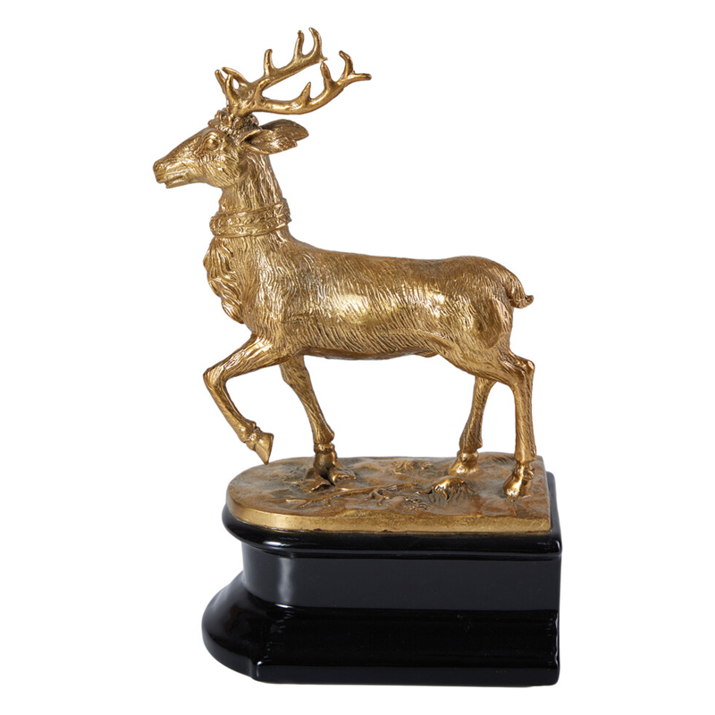 Держатель для книг в виде оленя из фарфора и бронзы Eden Garden porcelain and bronze Черный Бронза Держатель для книг в виде оленя из фарфора и бронзы Eden Garden porcelain and bronze Черный Бронза в Кирове | Loft Concept