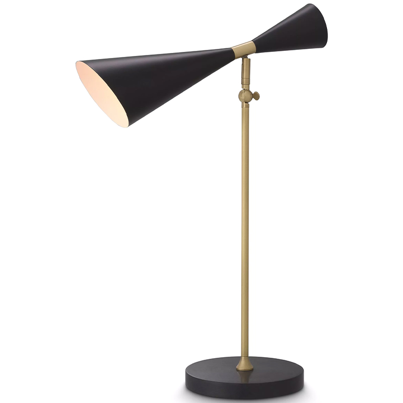 Настольная лампа Eichholtz Desk Lamp Milos Черный Латунь Настольная лампа Eichholtz Desk Lamp Milos Черный Латунь в Кирове | Loft Concept