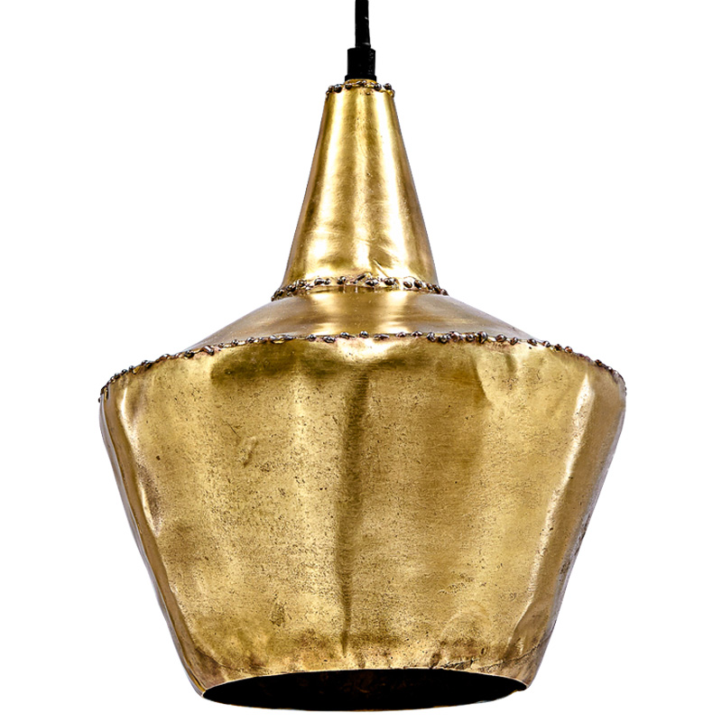 Подвесной светильник Rough Gold Pendant Винтажное глянцевое золото с состаренным эффектом Подвесной светильник Rough Gold Pendant Винтажное глянцевое золото с состаренным эффектом в Кирове | Loft Concept