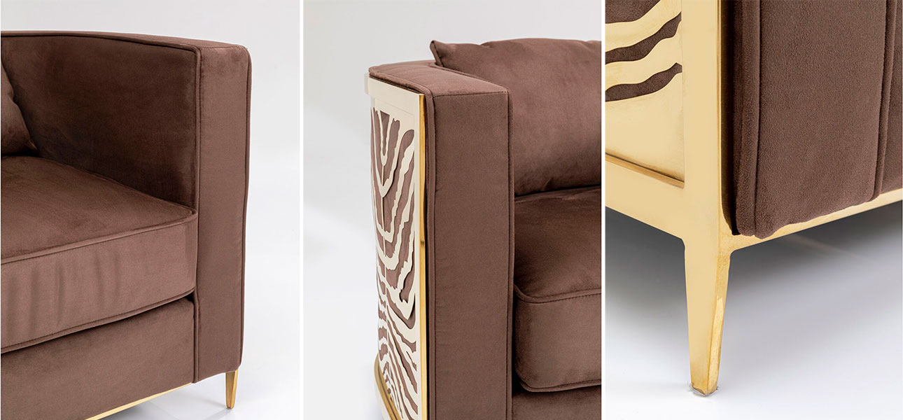 Дизайнерское кресло Velvet Ice Breaker Armchair - фото №2