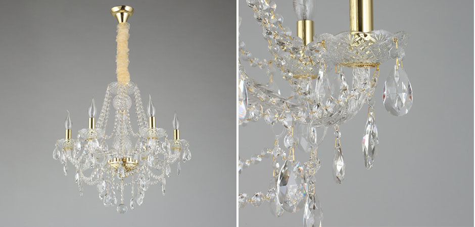 Хрустальная Люстра Tears Золотая  - Loft-Concept в Кирове