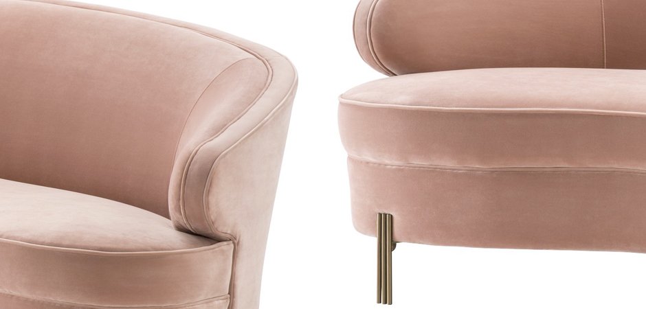 Диван Eichholtz Sofa Pierson nude Диван Eichholtz Sofa Pierson nude - Loft-Concept в Кирове