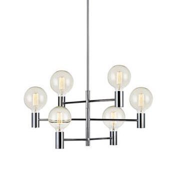 Люстра Helix Chandelier Chrome Хром Люстра Helix Chandelier Chrome Хром в Кирове | Loft Concept