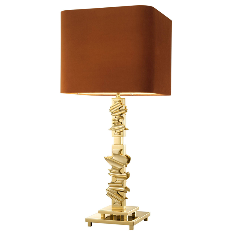 Настольная лампа Eichholtz Table Lamp Abruzzo brass Латунь Оранжевый Настольная лампа Eichholtz Table Lamp Abruzzo brass Латунь Оранжевый в Кирове | Loft Concept
