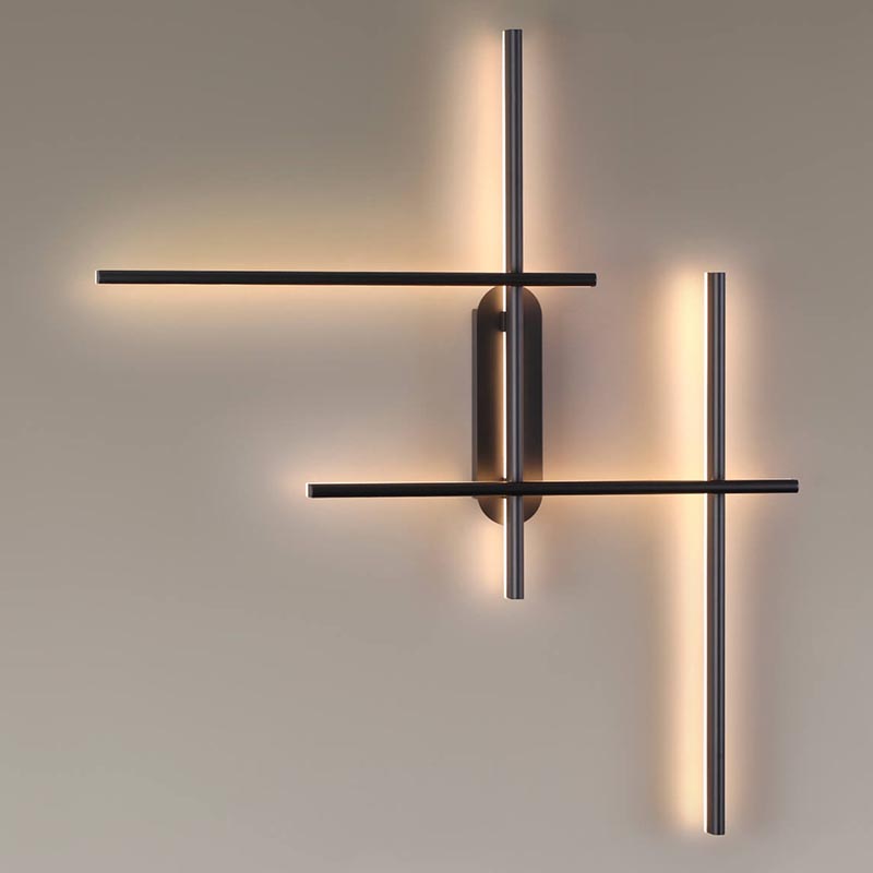 Бра Rolf Four Black Lines Черный Бра Rolf Four Black Lines Черный в Кирове | Loft Concept