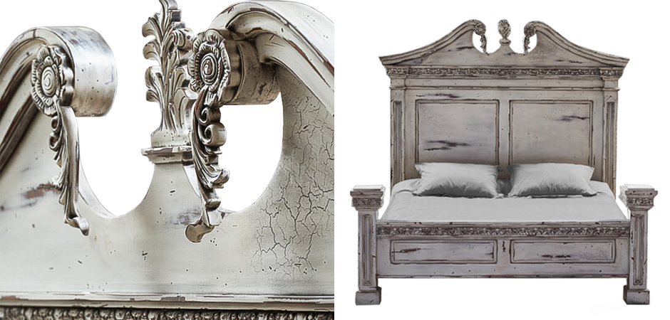 Кровать Gothic Style Bed White Кровать Gothic Style Bed White - Loft-Concept в Кирове
