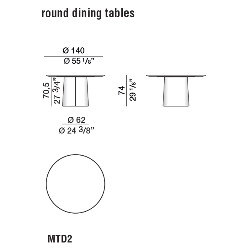 Дизайнерский круглый обеденный стол MATEO Dining Table Дизайнерский круглый обеденный стол MATEO Dining Table в Кирове